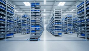 ソフトバンクロボ、SB C&Sの物流センター運営を担うSBフレームワークスにオートストアなど自動化機器提供について