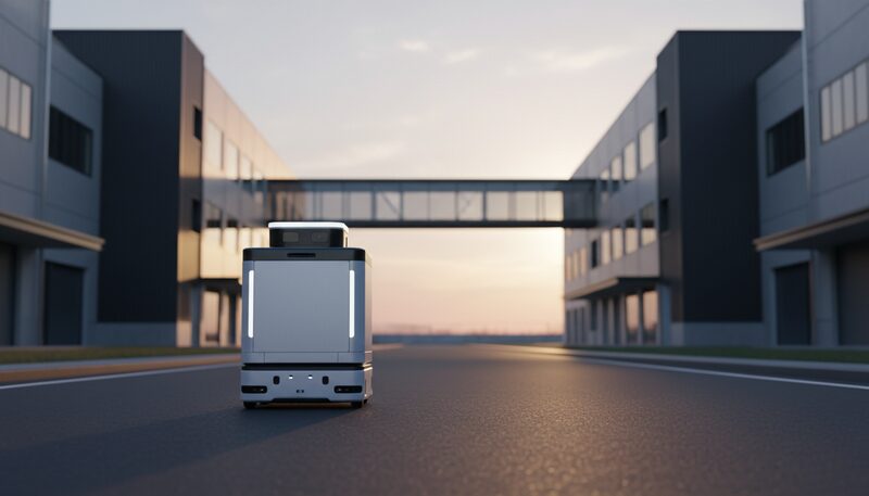 企業間でHakobot製ロボットが部品など搬送の実証実験へについて