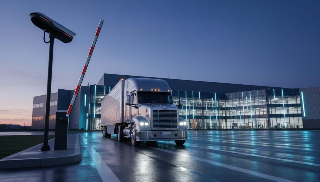 ハコベルのトラック予約/受付システム、JVCケンウッドグループの車両ナンバー認証システムと連携について