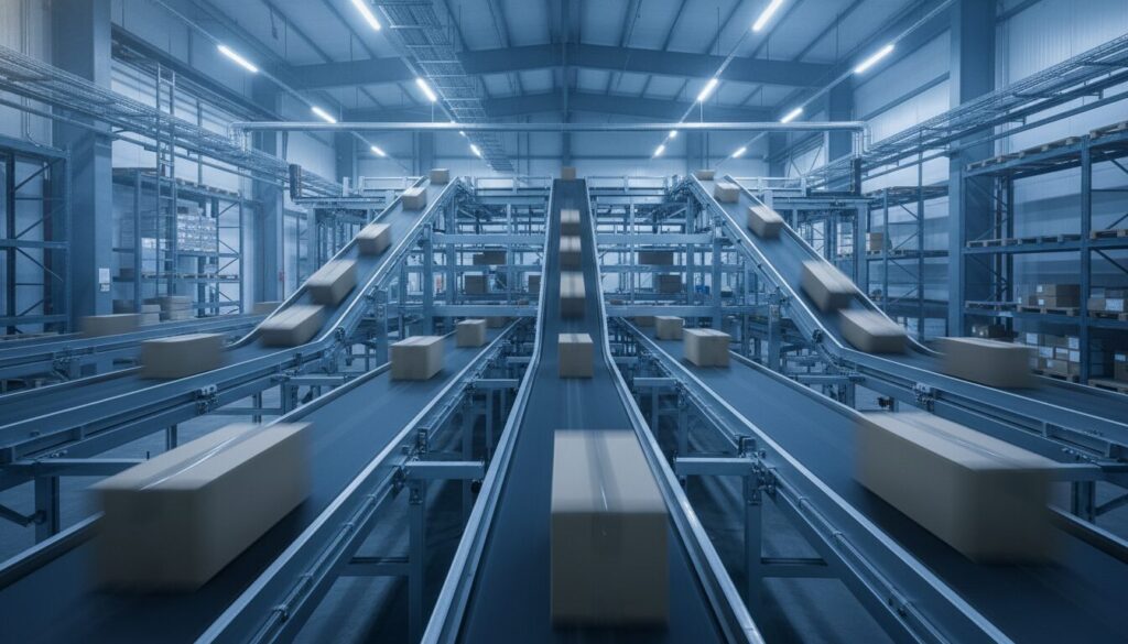 椿本チエイン-GINFON製3D立体クロスベルトソータ「3D Nexus Sorter」を試験導入について