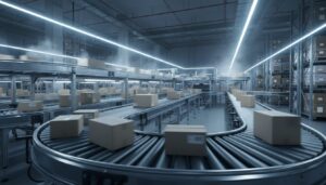 椿本チエイン／冷凍・冷蔵食品仕分け3D立体クロスベルトソータ試験導入について