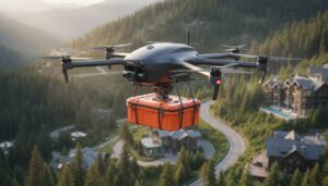 セイノーHDほか／長野県軽井沢市でドローン物流実験、渋滞や防災対策に一歩について