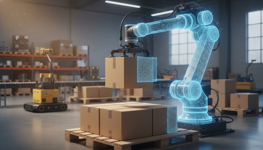 Universal Robots partners with Robotiq and Siemens for smart palletizing