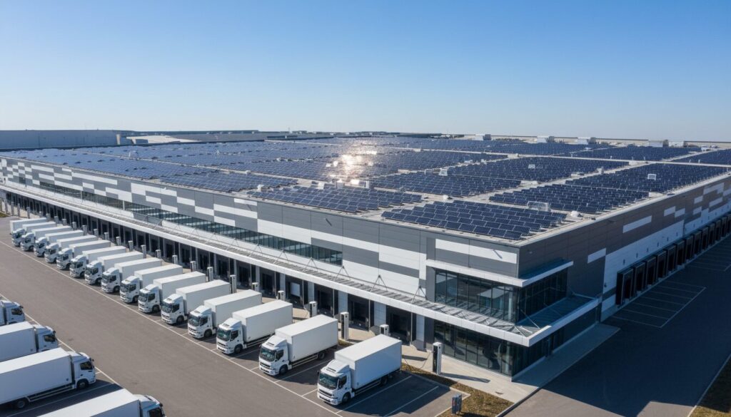 関宿低温物流センター　太陽光発電設備の稼働開始