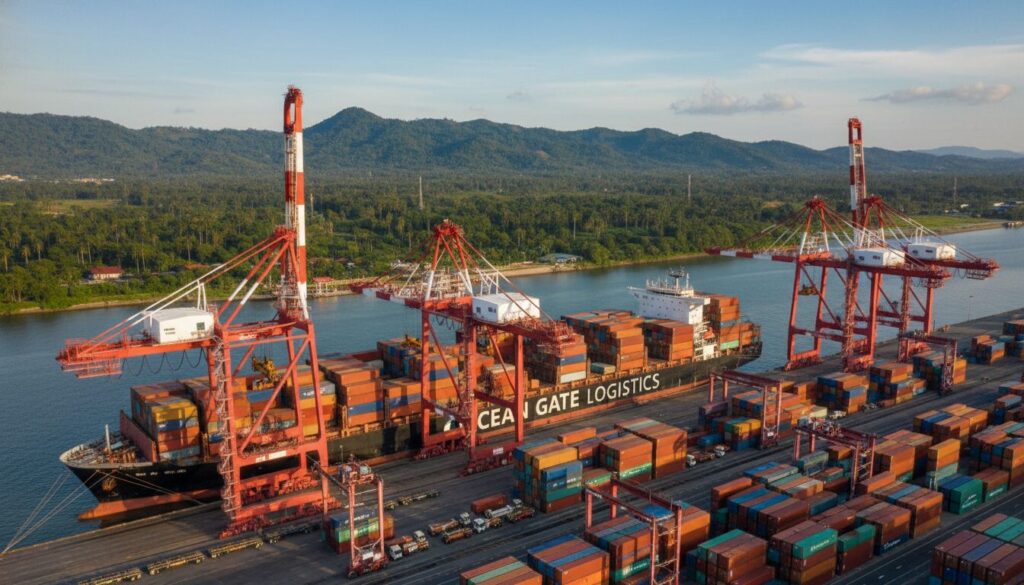 中国発米国向けの海上コンテナ輸送、25年は8.8％減