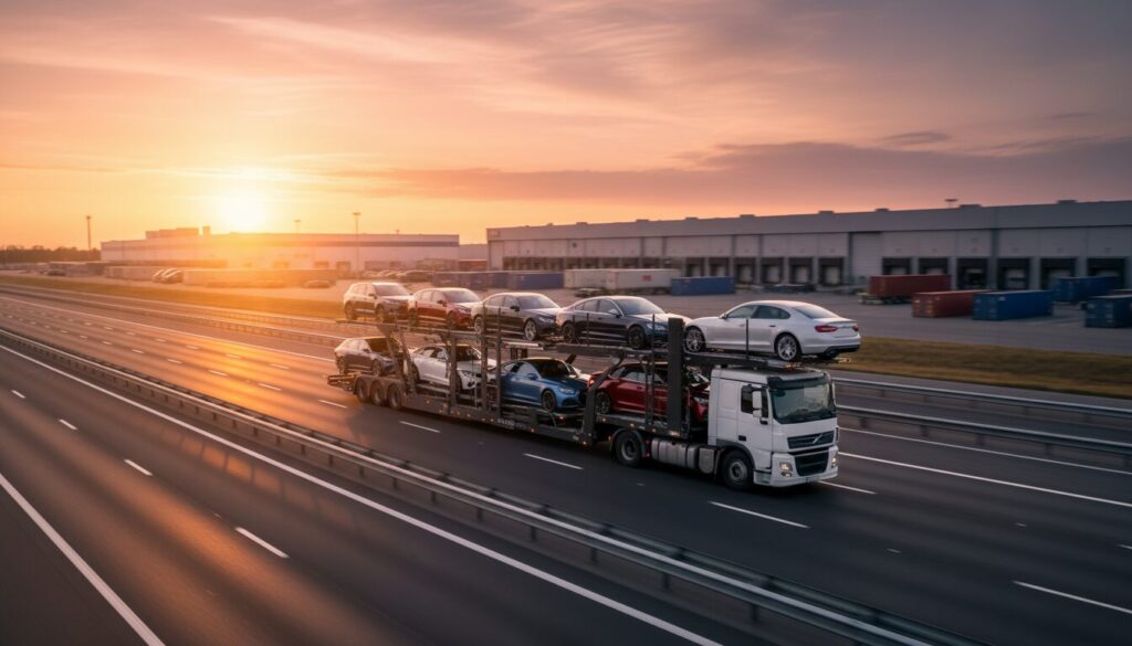 日本自動車工業会、完成車輸送で共同物流を検討