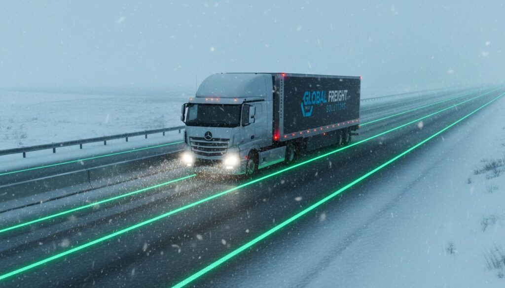 「真っ白で道が見えません」 猛吹雪の高速道路で出現した“光の線”の正体――視界ゼロでも安全に走れるワケ