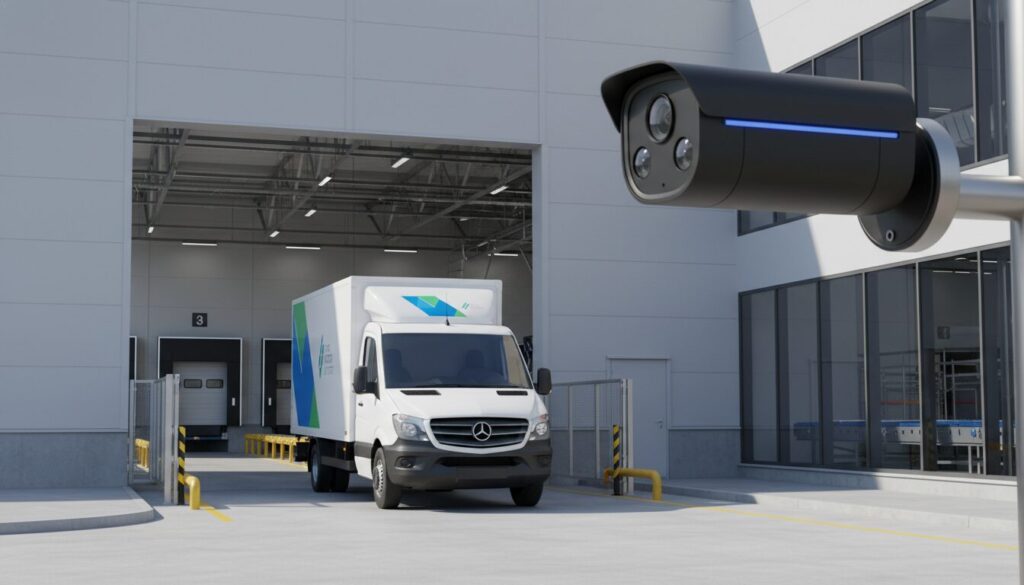 ハコベルの「トラック簿」　セーフィーのＡＩカメラと連携で入退場を自動打刻