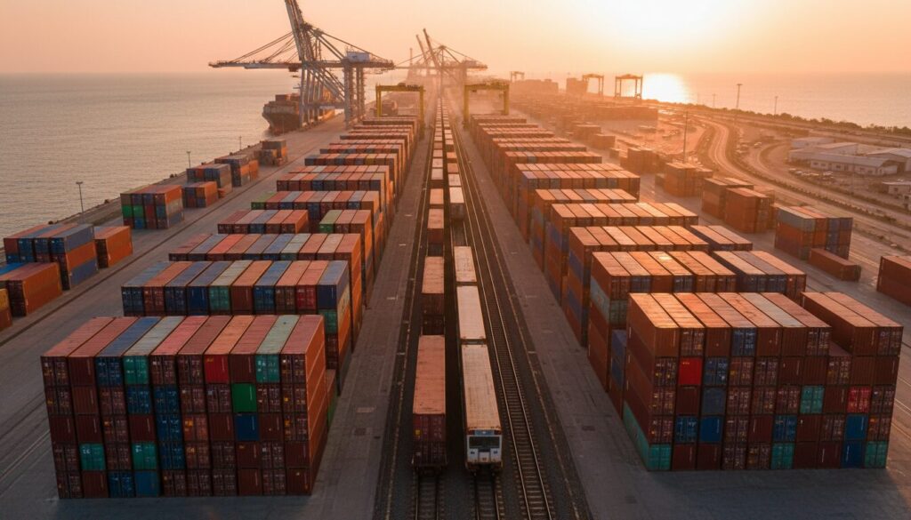 ホルムズ封鎖で物流激震、代替ルート争奪戦