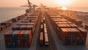 ホルムズ封鎖で物流激震、代替ルート争奪戦