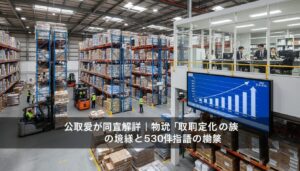 公取委が直接解説、物流｢取引適正化｣最前線｜3/26