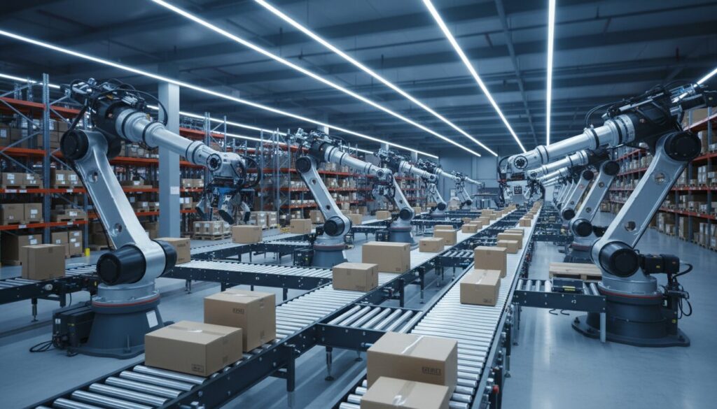 Mujin-日本運輸様、MujinOS採用で変種変量生産に対応する次世代DX部品供給ロボット倉庫を構築