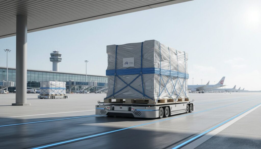 Cuebus株式会社「自動物流道路」実証実験レポート 100m連続搬送・最大積載1tの自動搬送に ...