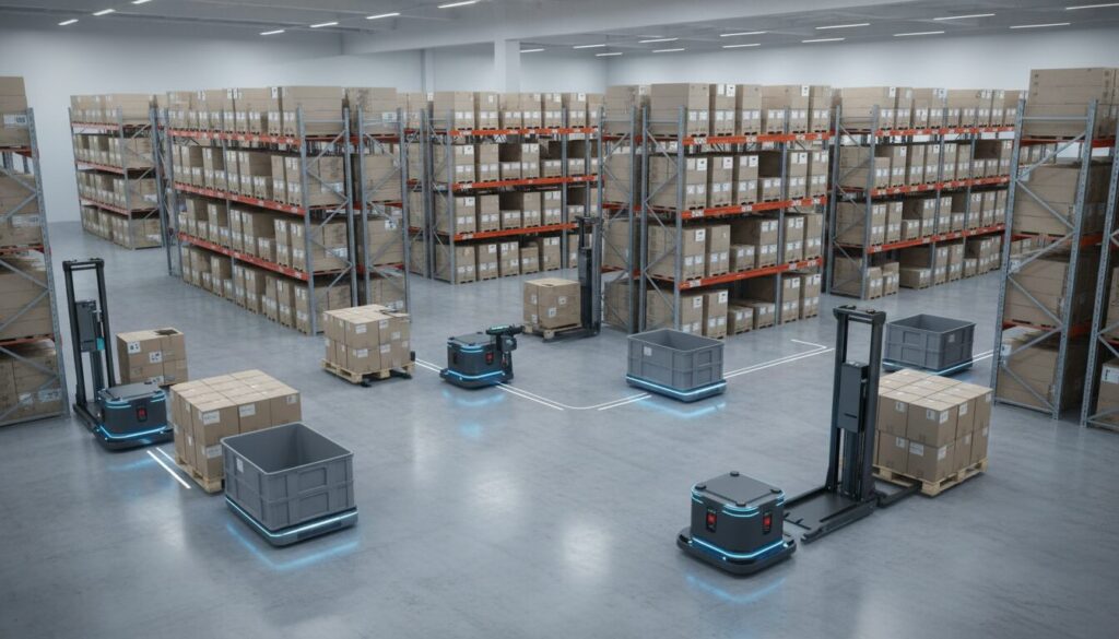 Hero image for 【徹底比較】物流倉庫の省人化を実現するAMR（自律走行搬送ロボット）メーカー5選