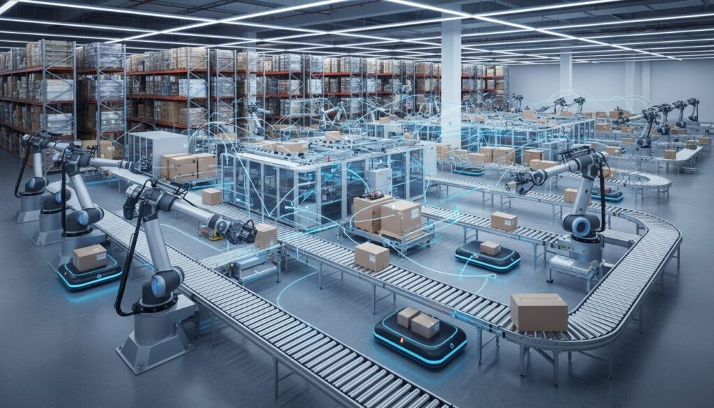 物流センター全体のマテハンをフィジカルAIへ進化させる搬送計画最適化AIエンジン「LogiRiSM」を、HMAX Industryのラインアップとして提供開始