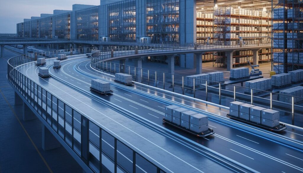 国交省／来年度の自動物流道路実証実験は荷役や搬送を一連で実施