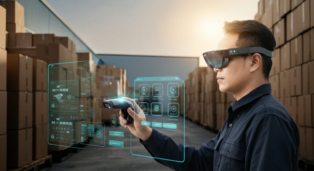 輝度10倍のARグラス！Saphluxが実現する屋外物流DXの3つのメリット
