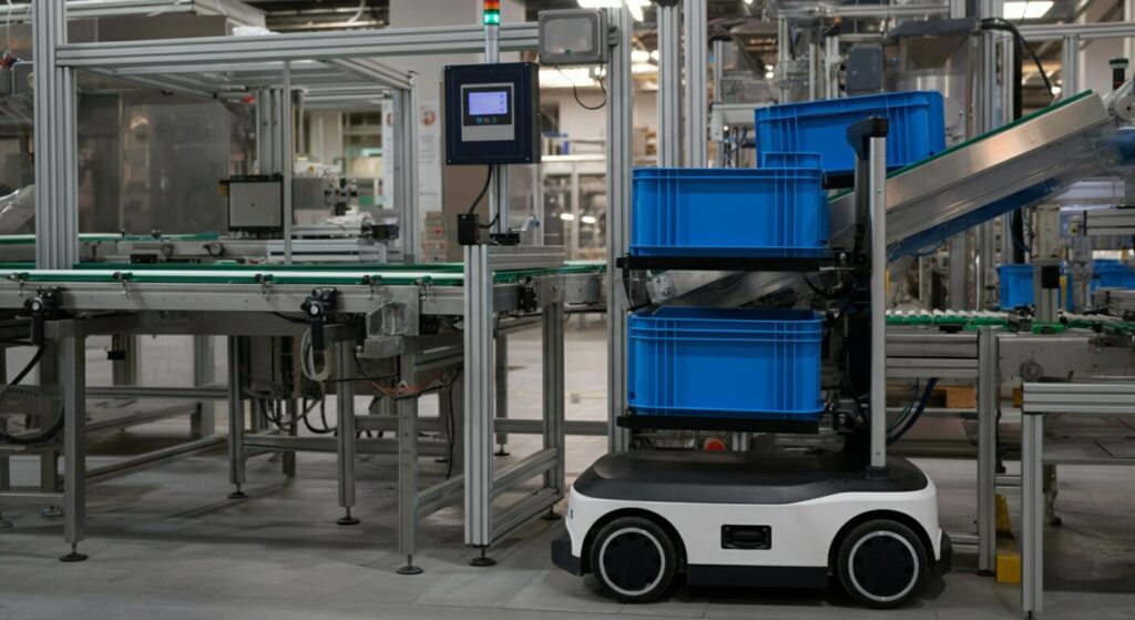デンソー高棚製作所、30kg運搬の自動化で現場環境の改善が加速