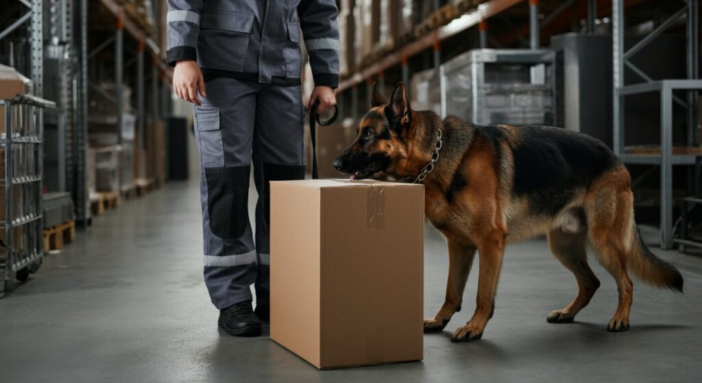 日本通運が2024年6月に探知犬を導入、輸出スピード維持の必須対応