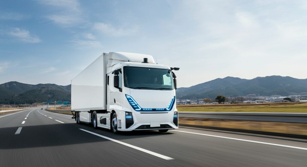 東レ株式会社が520km自動運転トラック商用運行、自社輸送力確保が加速