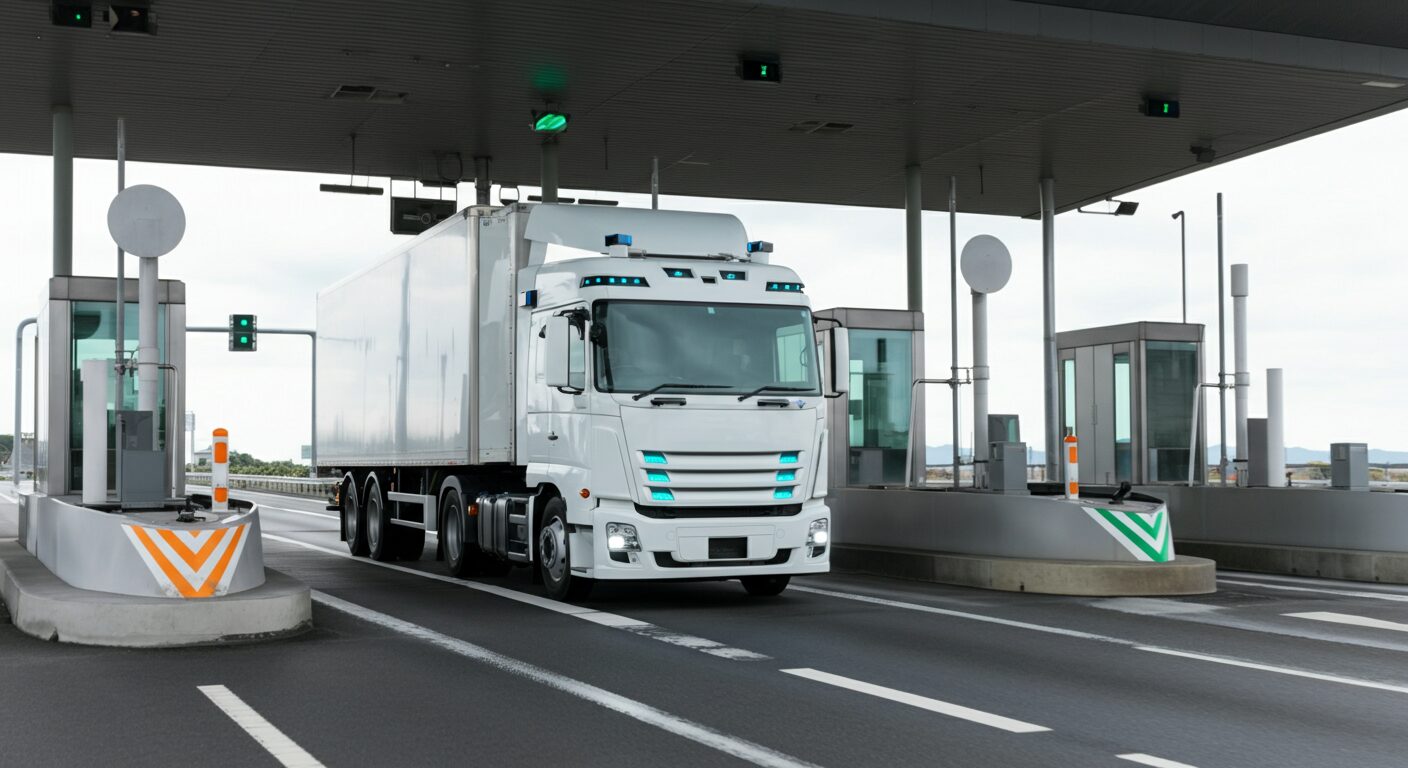 株式会社T2が左右25cmの隙間を自動通行、無人輸送実現に直結