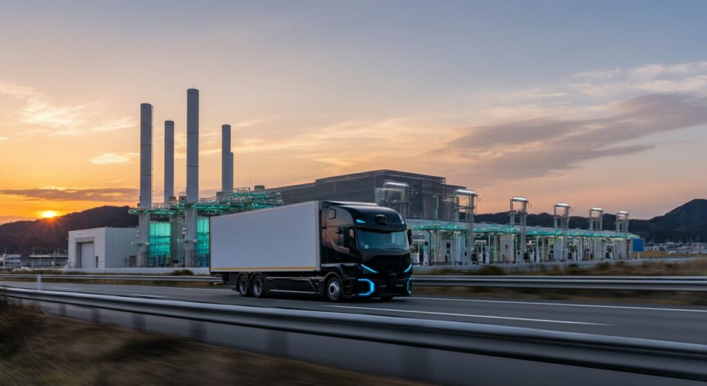 出光興産やT2等、500km自動運転トラックへ次世代バイオ燃料供給で幹線輸送脱炭素へ