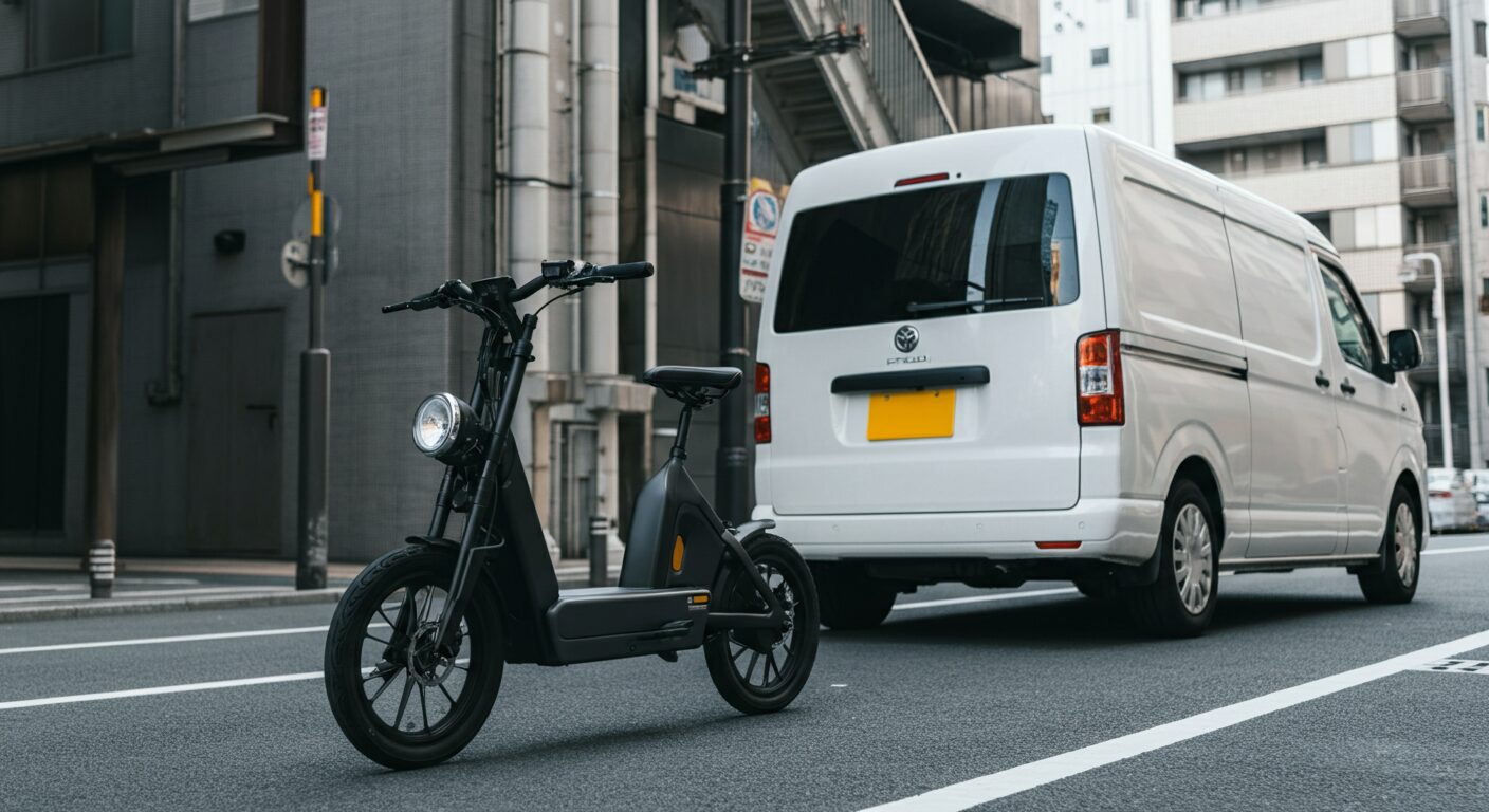 glafitが特定小型原付の配送実証を2026年7月開始、軽自動車への積載台数2倍でラストワンマイル効率化へ