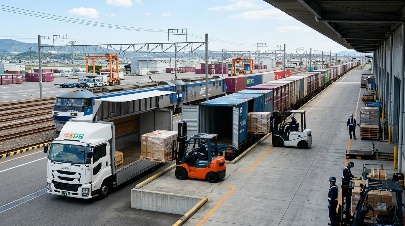 トラック上限960時間規制に対応！JR貨物越谷積替ステーション活用が加速