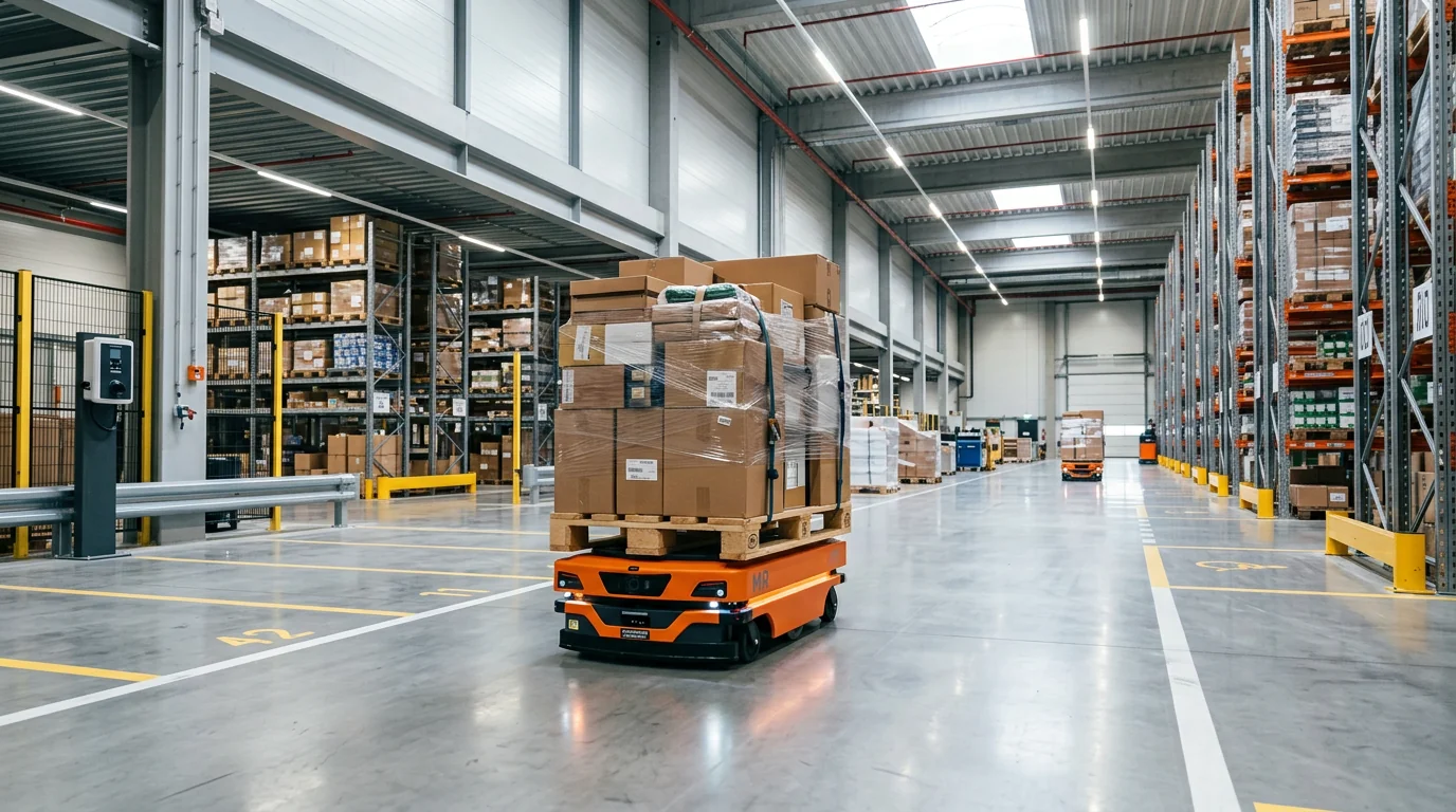Pudu Robotics、最大2t積載のAIパレット搬送機で荷役20秒化へ