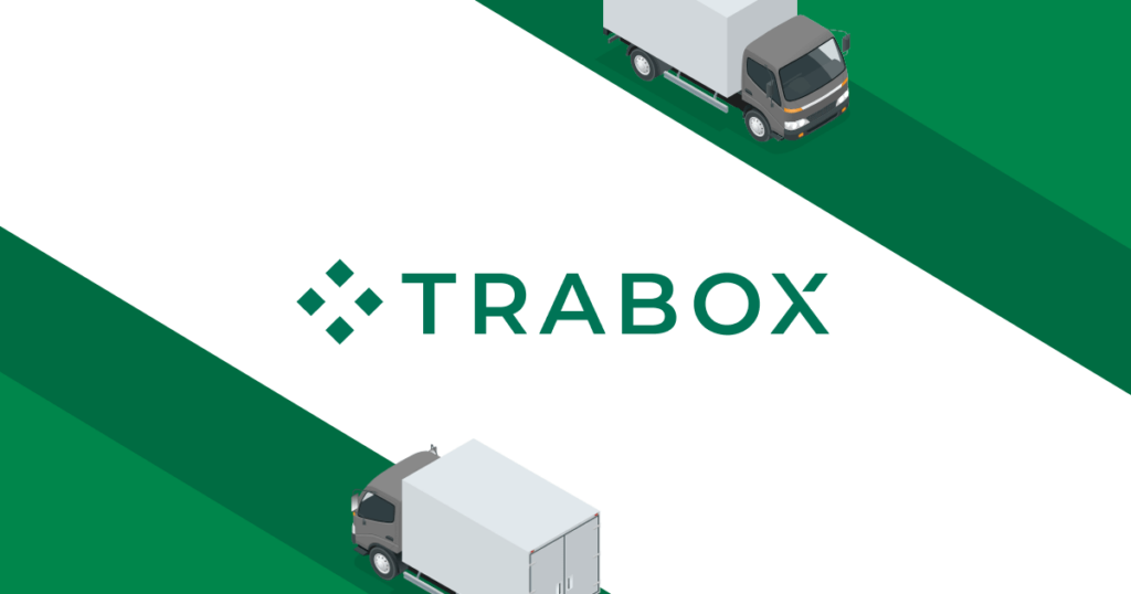 トラボックスとは？荷物と空車の直接交渉を可能にする求荷求車プラットフォームの機能・料金・特徴を解説 ロゴ・サービス画像