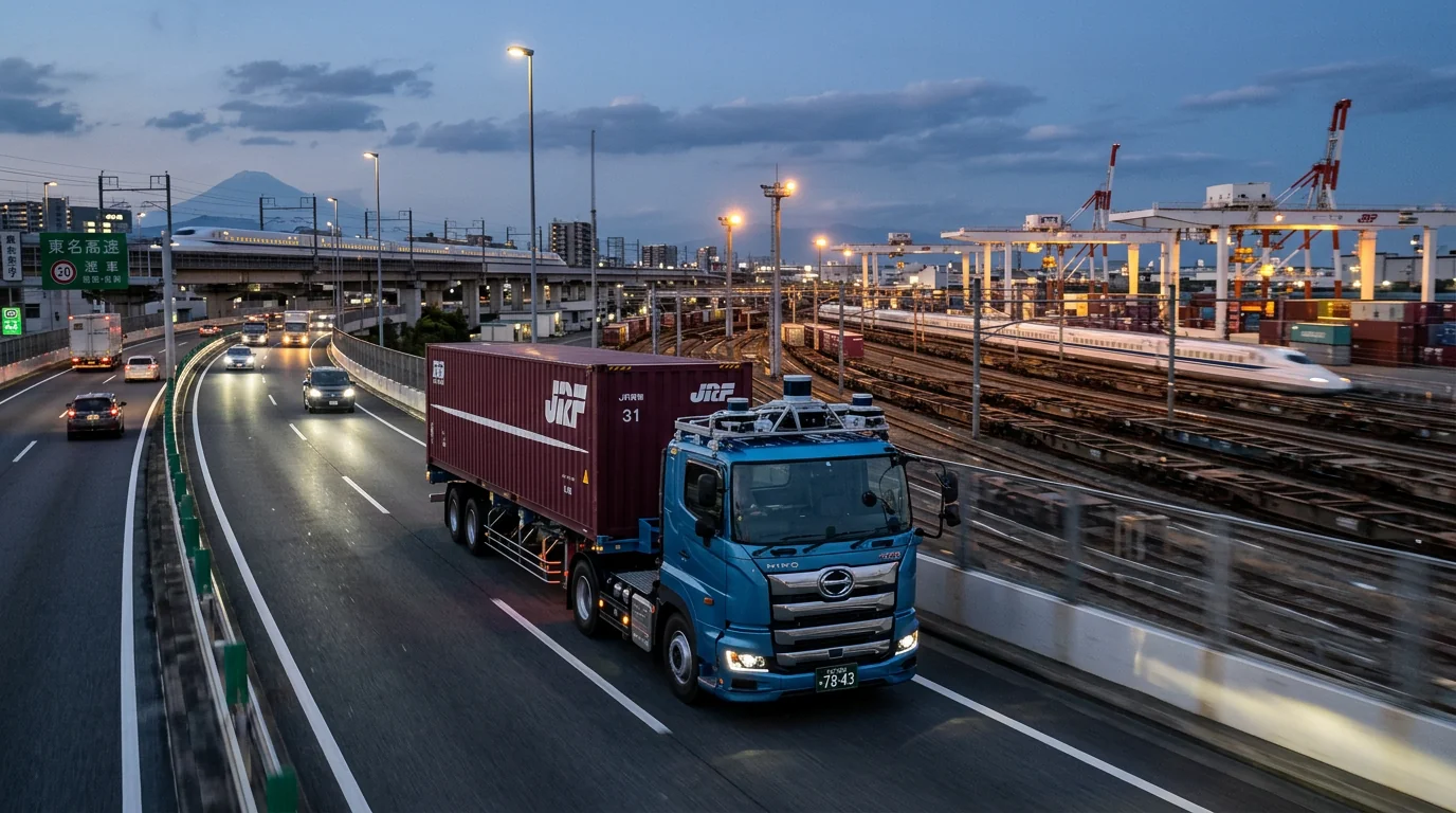 NLP協同組合、T2らと1100km実証完了｜幹線輸送の中継拠点を運用