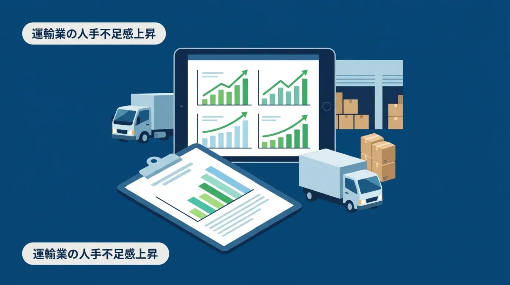 運輸業の人手不足D.I.がプラス61へ上昇、厚労省の2026年8月労働経済動向調査