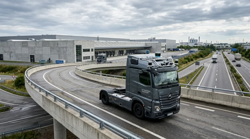 自動運転トラックが一般道走行に国内初成功|2027年1月に商用運行開始へ